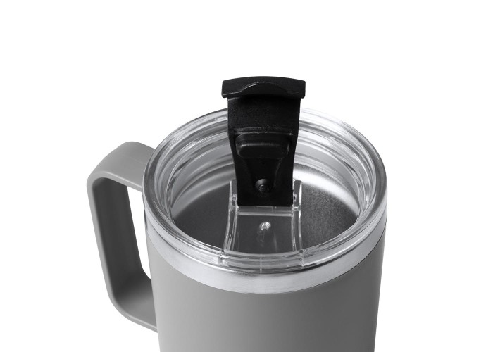 Θερμός - κούπα 600 ml γκρι ανοξείδωτο ατσάλι Υ18,9xØ9εκ. Θερμός - κούπα 600 ml γκρι ανοξείδωτο ατσάλι Υ18,9xØ9εκ.