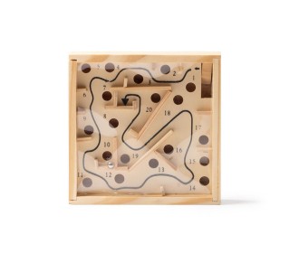 Παιχνίδι Δεξιοτήτων με Λαβύρινθο 20 Εμποδίων ξύλινο Υ11,5x11,5x2,5εκ. Παιχνίδι Δεξιοτήτων με Λαβύρινθο 20 Εμποδίων ξύλινο Υ11,5x11,5x2,5εκ.