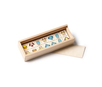 Ντόμινο 28 Τεμαχίων με Σχέδια Ζώων ξύλινο 15x5x3εκ. Ντόμινο 28 Τεμαχίων με Σχέδια Ζώων ξύλινο 15x5x3εκ.