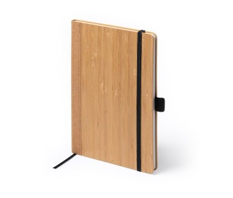 Σημειωματάριο Α5 θήκη στυλό από μπαμπού 14,5x21x1,5εκ.