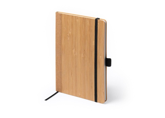 Σημειωματάριο Α5 θήκη στυλό από μπαμπού 14,5x21x1,5εκ.
