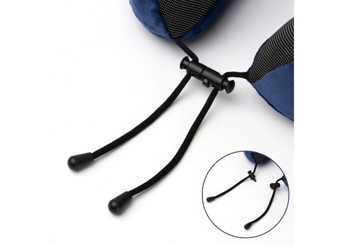 Μαξιλάρι ταξιδίου μαύρο Υ26χ26χ13εκ. Μαξιλάρι ταξιδίου μαύρο Υ26χ26χ13εκ.