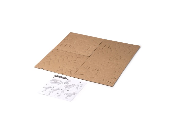 Παζλ 3D από χαρτόνι kraft Σκύλος