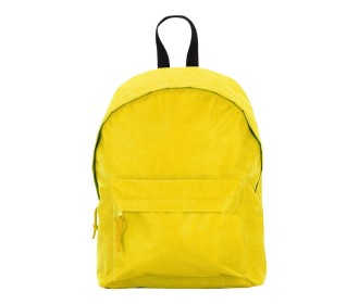Τσάντα πλάτης με θήκη κίτρινη Υ38x28x12εκ. Δυνατότητα εκτύπωσης
