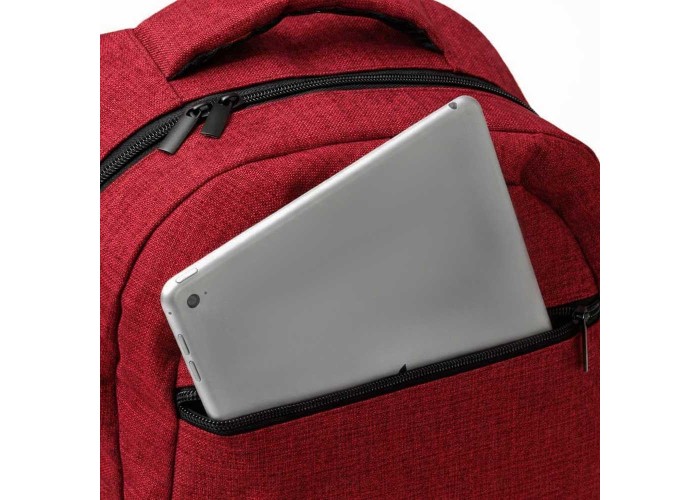 Σακίδιο πλάτης 20L με θήκη laptop κόκκινο Υ42x32x15εκ. Δυνατότητα εκτύπωσης