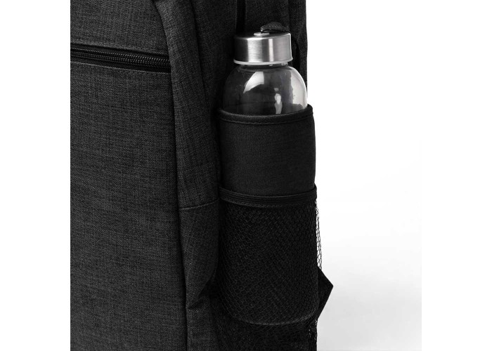 Σακίδιο πλάτης 20L με θήκη laptop μαύρο Υ42x32x15εκ. Δυνατότητα εκτύπωσης