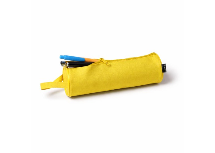 Κασετίνα κυλινδρική κίτρινη Υ6,5xØ22,5εκ. Δυνατότητα εκτύπωσης