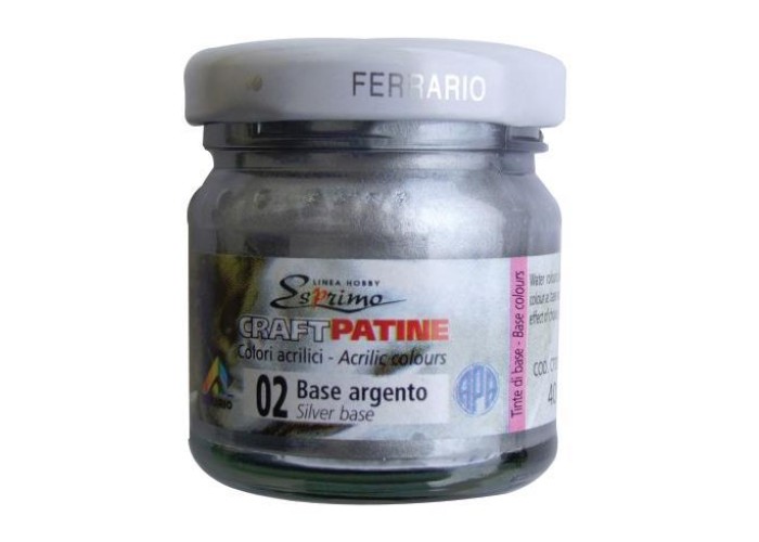 Πατίνα ασημί 40ml