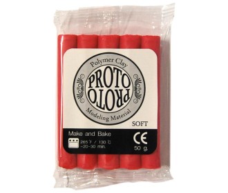 Πολυμερικός πηλός 50γρ. φουξ