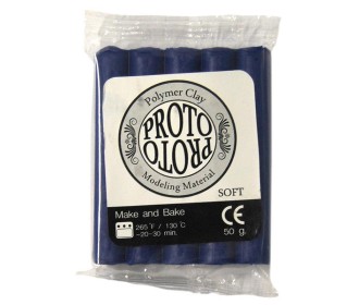 Πολυμερικός πηλός 50γρ. σκούρο μπλε