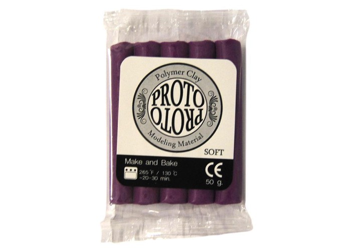 Πολυμερικός πηλός 50γρ.μωβ Πολυμερικός πηλός 50γρ.μωβ