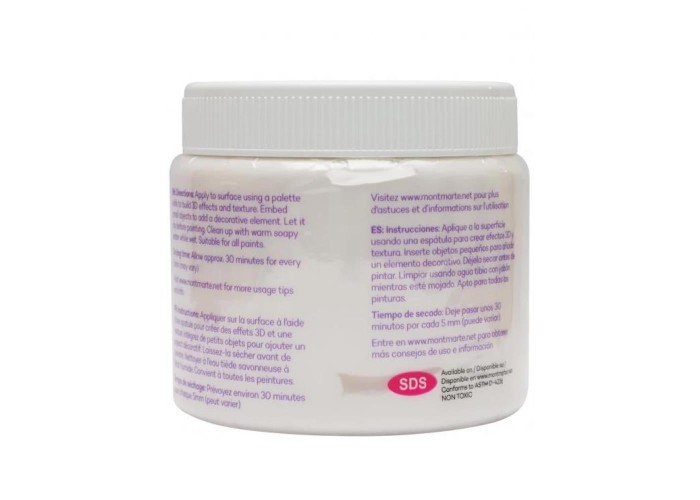 Mont Marte Ανάγλυφη πάστα λευκή 500ml Mont Marte Ανάγλυφη πάστα λευκή 500ml