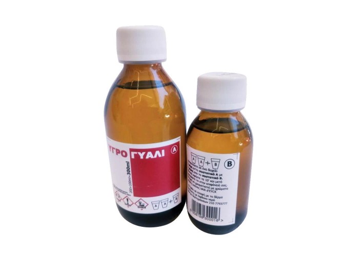Υγρό γυαλί Crystal Clear 2 συστατικών 1500ml. Υγρό γυαλί Crystal Clear 2 συστατικών 1500ml.