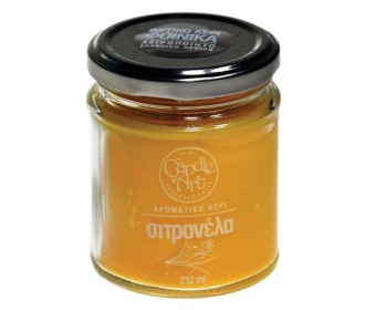 Αρωματικό κερί, 212 ml,  με αιθέρια έλαια σιτρονέλας Αρωματικό κερί, 212 ml,  με αιθέρια έλαια σιτρονέλας