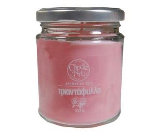 Αρωματικό κερί, 212 ml,  με αιθέρια έλαια τριαντάφυλλο Αρωματικό κερί, 212 ml,  με αιθέρια έλαια τριαντάφυλλο