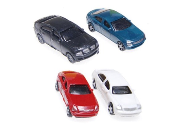 Αυτοκίνητα μακέτας πλαστικά 1:200 μήκος 2,5εκ. (10 τεμ.)