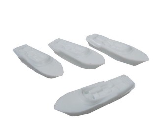 Βάρκες πλαστικές μακέτας μήκος 6,5εκ. (4 τεμ.) Βάρκες πλαστικές μακέτας μήκος 6,5εκ. (4 τεμ.)