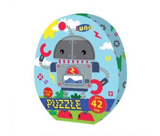 Luna παζλ Ρομποτάκι, 42 τεμ., 42x42εκ.