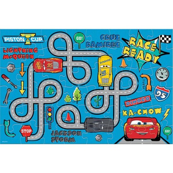 Luna παζλ δαπέδου Cars 2 όψεων, 48 τεμ., 90x60εκ. Luna παζλ δαπέδου Cars 2 όψεων, 48 τεμ., 90x60εκ.