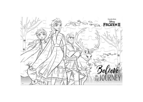 Luna παζλ δαπέδου Frozen 2, 2 όψεων, 48 τεμ., 90x60εκ. Luna παζλ δαπέδου Frozen 2, 2 όψεων, 48 τεμ., 90x60εκ.