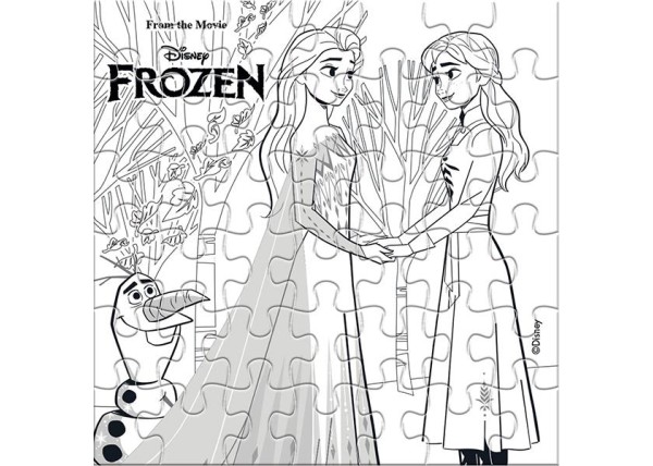 Luna παζλ χρωματισμού Frozen 2, 2 όψεων, 42 τεμ., 42x42εκ. Luna παζλ χρωματισμού Frozen 2, 2 όψεων, 42 τεμ., 42x42εκ.