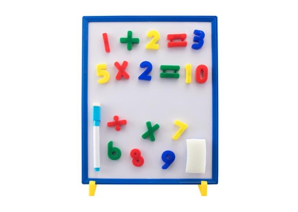 Luna μαγνητικός Πίνακας– Ασπροπίνακας Αλφάβητο - Αριθμοί