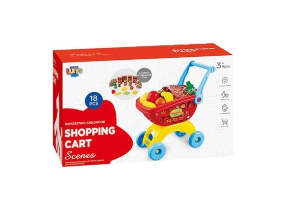 Luna Καρότσι με τρόφιμα Υ17x31x19εκ. Luna Καρότσι με τρόφιμα Υ17x31x19εκ.