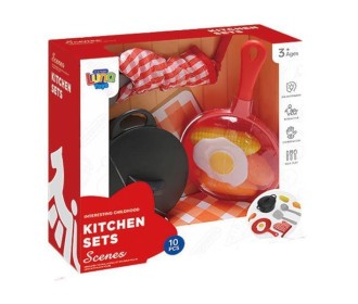 Luna σετ με κουζινικά 10 τεμ. Υ25x25,5x10εκ.