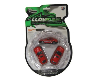 Σετ με 3 αυτοκινητάκια πυροσβεστικής 8εκ. μεταλλικά 1:64