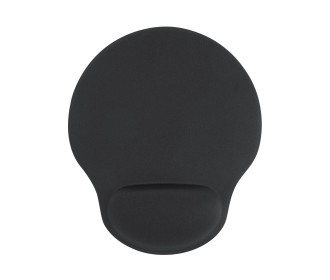 Mousepad εργονομικό με μαξιλαράκι καρπού μαύρο 20,5x24,3x2εκ. Mousepad εργονομικό με μαξιλαράκι καρπού μαύρο 20,5x24,3x2εκ.