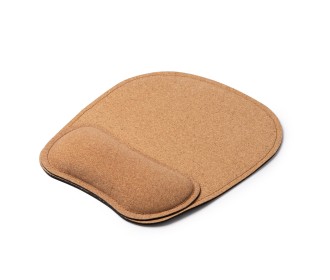 Mousepad εργονομικό με μαξιλαράκι καρπού από φυσικό φελλό 20x22,5x2εκ.