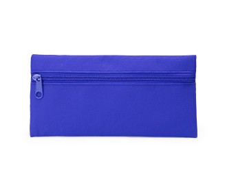 Κασετίνα υφασμάτινη με φερμουάρ μπλε 22x11εκ.