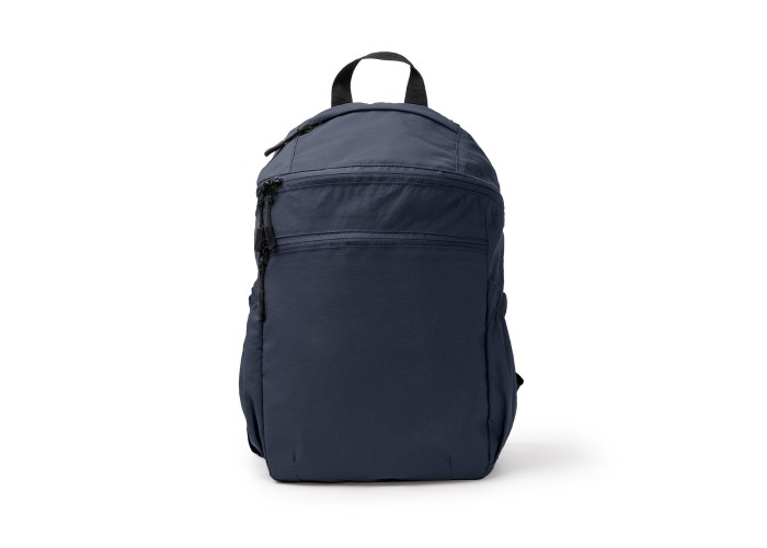 Σακίδιο πλάτης nylon Ripstop μπλε σκούρο 26x38x13εκ. Σακίδιο πλάτης nylon Ripstop μπλε σκούρο 26x38x13εκ.