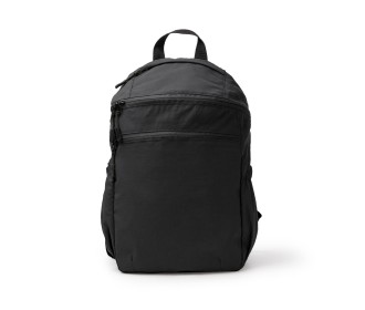 Σακίδιο πλάτης nylon Ripstop μαύρο 26x38x13εκ.