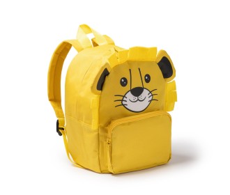 Σακίδιο πλάτης νηπίου RPET λιονταράκι κίτρινο 21,5x29x17,5εκ.