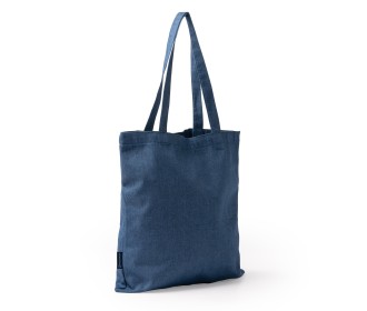 Τσάντα denim ανακυκλωμένη μπλε 38x42εκ. Τσάντα denim ανακυκλωμένη μπλε 38x42εκ.