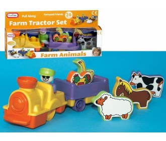 Fun time σετ αγρότη με ζωάκια