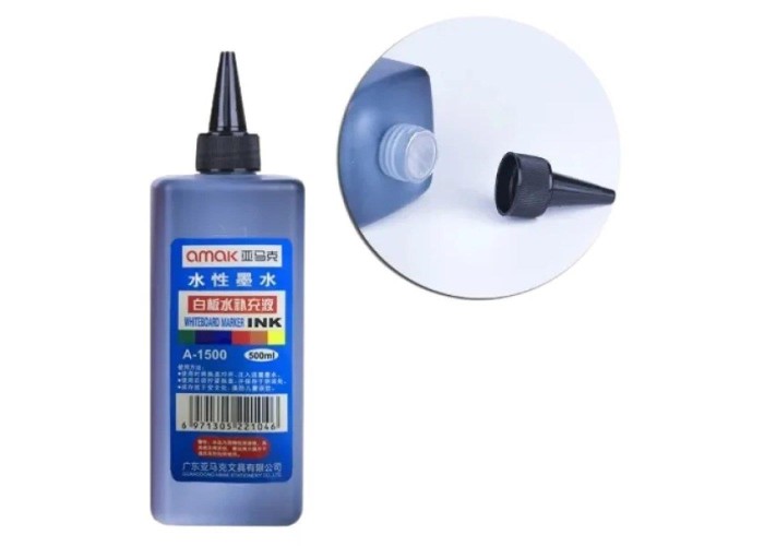 Μελάνι για μαρκαδόρο πίνακα μπλε 500 ml Μελάνι για μαρκαδόρο πίνακα μπλε 500 ml