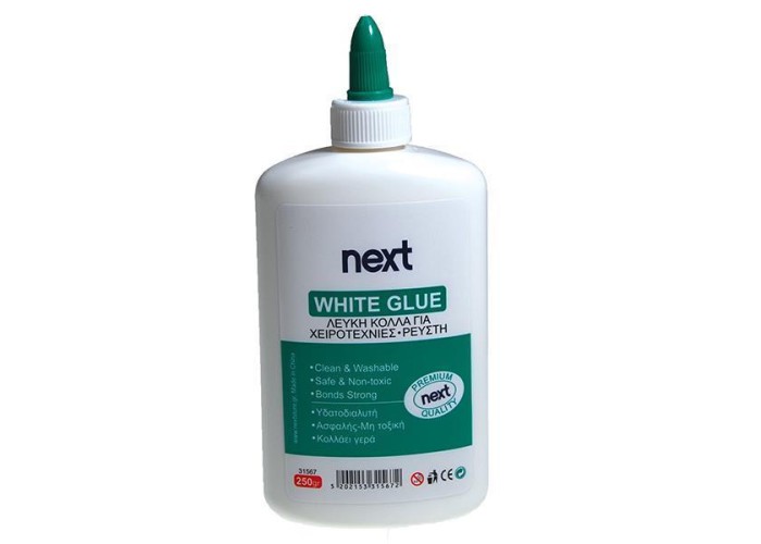 Next κόλλα λευκή για χειροτεχνίες 250gr Next κόλλα λευκή για χειροτεχνίες 250gr