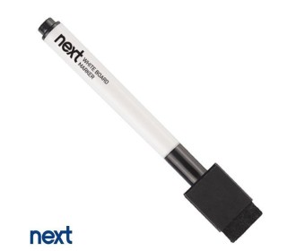 Next μαρκαδόρος μαύρος λευκού πίνακα με σφουγγάρι