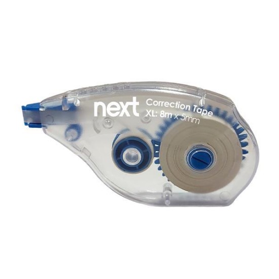 Next διορθωτική ταινία 5χιλ. x 8μ. XL σε blister Next διορθωτική ταινία 5χιλ. x 8μ. XL σε blister