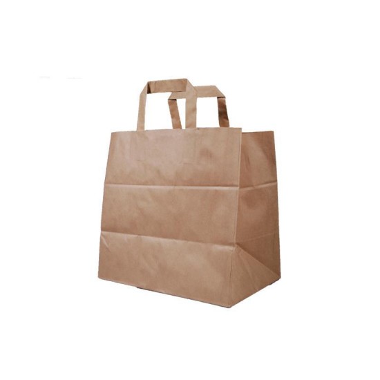 Next χάρτινη τσάντα delivery καφέ με πλακέ χερούλι Υ25x26x17εκ. Next χάρτινη τσάντα delivery καφέ με πλακέ χερούλι Υ25x26x17εκ.