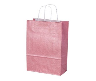 Next χάρτινη τσάντα glitter ροζ με στριφτό χερούλι Υ41x32x12εκ. Δυνατότητα εκτύπωσης Next χάρτινη τσάντα glitter ροζ με στριφτό χερούλι Υ41x32x12εκ. Δυνατότητα εκτύπωσης