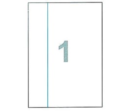 Fleks ετικέτ. αυτοκόλ. λευκές 210x297mm 1/φ 100φ Α4 Fleks ετικέτ. αυτοκόλ. λευκές 210x297mm 1/φ 100φ Α4