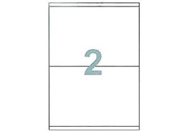 Fleks ετικέτες αυτοκόλλητες λευκές Α4 210x148,1mm 100φ Fleks ετικέτες αυτοκόλλητες λευκές Α4 210x148,1mm 100φ