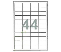 Fleks ετικέτ. αυτοκόλ. λευκές 48.5x25.4mm 44/φ 100φ Α4 Fleks ετικέτ. αυτοκόλ. λευκές 48.5x25.4mm 44/φ 100φ Α4