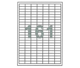 Fleks ετικέτ. αυτοκόλ. λευκές 28x12mm 161/φ 100φ Α4 Fleks ετικέτ. αυτοκόλ. λευκές 28x12mm 161/φ 100φ Α4