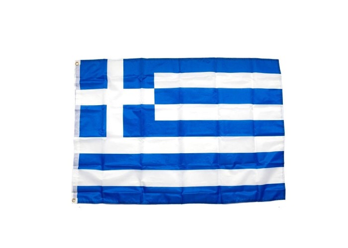 Σημαία ελληνική Y1x1,5μ., βάρος 170gr. Σημαία ελληνική Y1x1,5μ., βάρος 170gr.