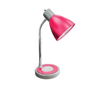 Φωτιστικό γραφείου σπιράλ 11W Ε27 Κόκκινο-νίκελ Ø16x30εκ. Φωτιστικό γραφείου σπιράλ 11W Ε27 Κόκκινο-νίκελ Ø16x30εκ.