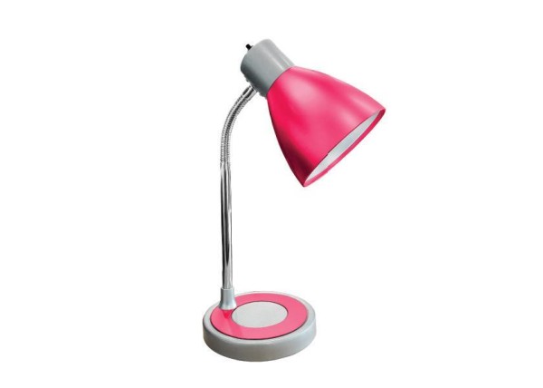 Φωτιστικό γραφείου σπιράλ 11W Ε27 Κόκκινο-νίκελ Ø16x30εκ. Φωτιστικό γραφείου σπιράλ 11W Ε27 Κόκκινο-νίκελ Ø16x30εκ.